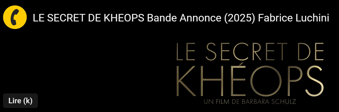 Le secret de Kheops de Barbara Schulz - sortie le 5 mars 2025