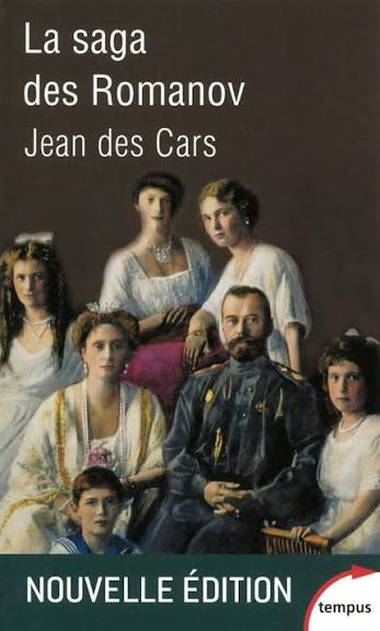 La saga des Romanov de Jean des Cars - Editions Tempus, 5 février 2026 (format poche)